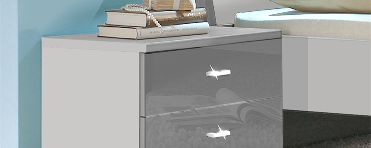 High Gloss Bedside Cabinets